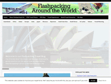 Tablet Screenshot of flashpackatforty.com
